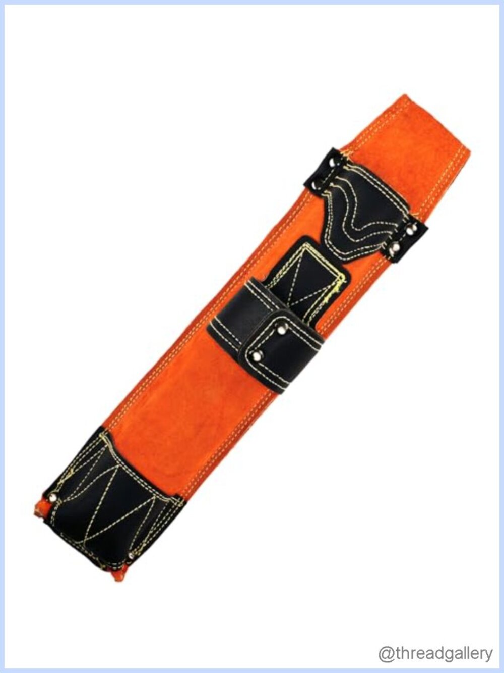 Flame-Resistant Leather Welding Rod Holder Electrode Bag